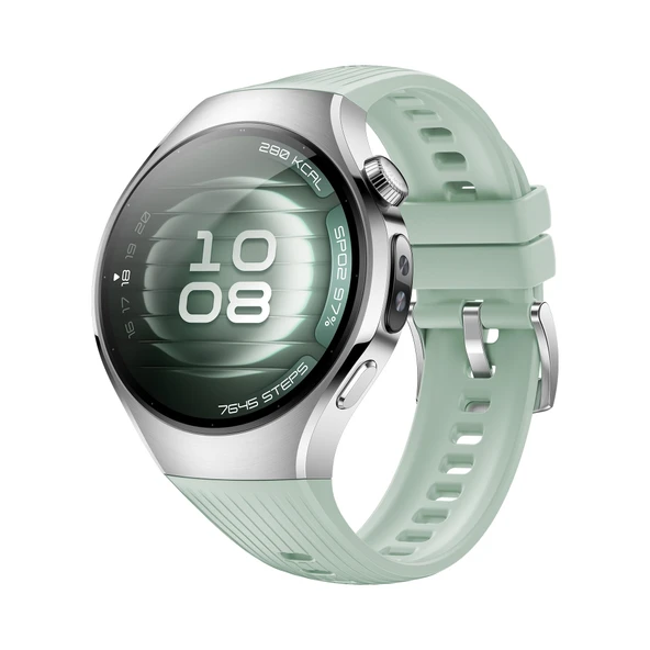 Huawei Watch 5 Akıllı Saat, Sağlık Bakışı, 5ATM Su Geçirmez, GPS, SpO2 parmak ucunda, Android™ ve iOS ile uyumlu, Safir Kristal, 30 Ay Garanti, 42 mm, Yeşil ürün görseli 1