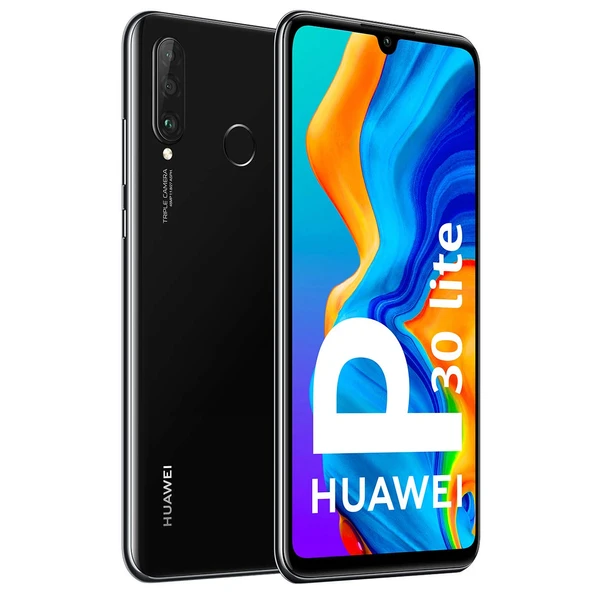 Huawei P30 Lite Çift SIM 128 Go Noir Débloqué - Resim 2