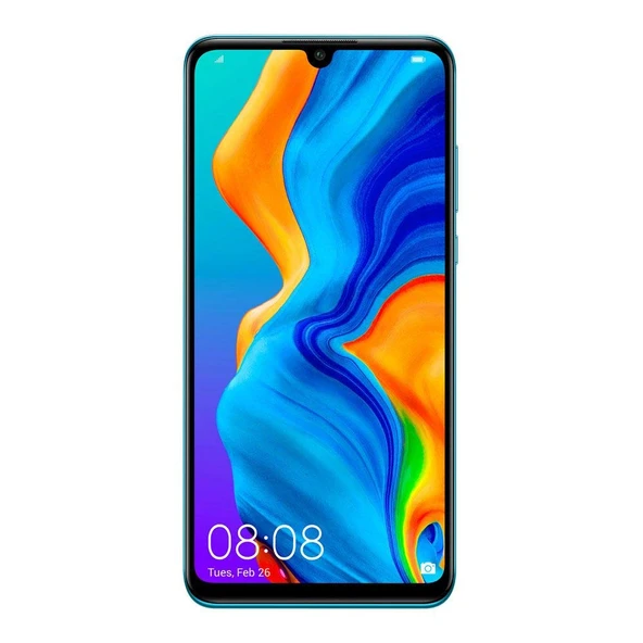 Huawei P30 Lite (128 GB, 4 GB RAM) 6,15" Ekran, AI Üçlü Kamera, Çift SIM Global GSM Fabrika Kilidi Açılmış MAR-LX3A - Uluslararası Sürüm (Tavus Kuşu Mavisi) ürün görseli 1
