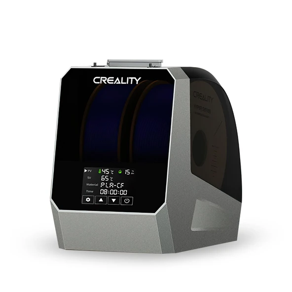 Creality Space Pi Filament Kurutucu Plus, İki Rulo Kapasitesi, 1,75 mm 2,85 mm Filament ve PLA PETG ABS TPU ASA, 45° - 70° Ayarlanabilir Sıcaklık PTC 360° Sıcak Hava Isıtıcı ürün görseli 1