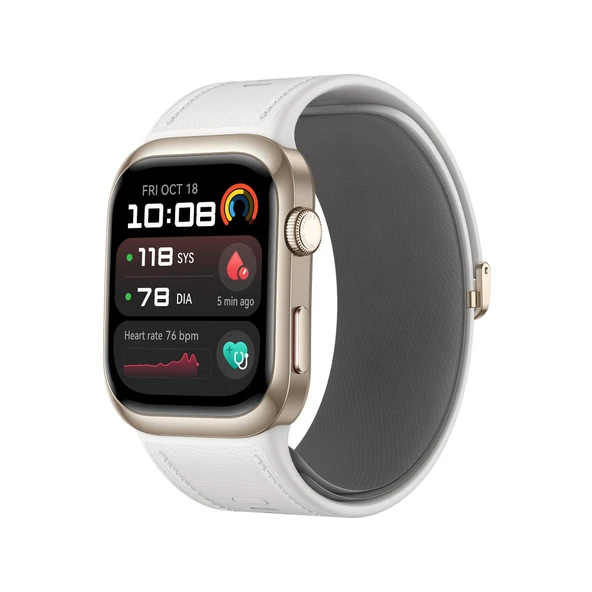 Huawei Watch D2 Akıllı Saat, 1,82" AMOLED Ekran, Ayaktan Kan Basıncı İzleme, İnce Tasarım, EKG, Akıllı Yaşam Tarzı Özellikleri, Sağlık Topluluğu, iOS ve Android ile Uyumlu, Altın ürün görseli 1