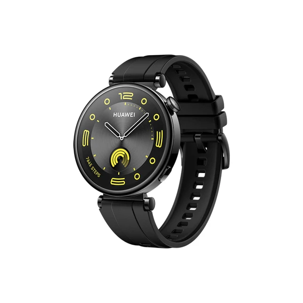 Huawei Watch GT4 (GPS) Akıllı Saat 41 mm mat siyah, 7 güne kadar pil ömrü. Sağlık hizmetlerine yardımcı olur, suya dayanıklıdır, Android ve iOS ile uyumludur ürün görseli 1