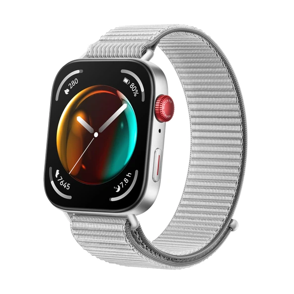 Huawei Watch FIT 3 Akıllı Saat, Bluetooth Arama, GPS, iOS ve Android, 1,82" AMOLED Ekran, 10 Güne Kadar Pil Ömrü, Sağlık ve Fitness Yönetimi, +6 Ay Uzatılmış Garanti, Gri Naylon ürün görseli 1
