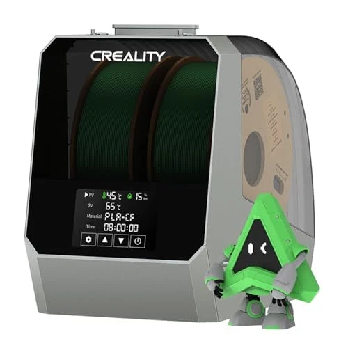 Creality Space PI Plus Filament Kurutucu, 48 Saat Zamanlayıcılı 2 Rulo Kapasitesi, 3,7 İnç Dokunmatik Ekran, PTC Isıtma ve PLA/ABS/TPU/PETG/ASA (1,75 mm/2,85 mm) için 360° Sıcak Hava Sirkülasyonu ürün görseli 1