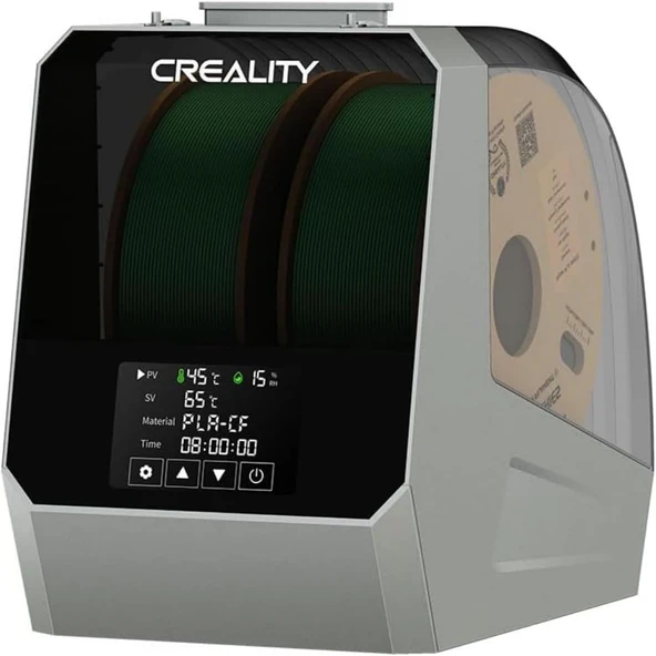 Creality Space Pi Plus Filament Kurutucu, 2 Makaralı 3D Yazıcı Filament Kurutucu Kutusu, Dahili Fanlı, 1.75 / 2.85mm PLA PETG ABS TPU PA için Filament Kurutucu ürün görseli 1