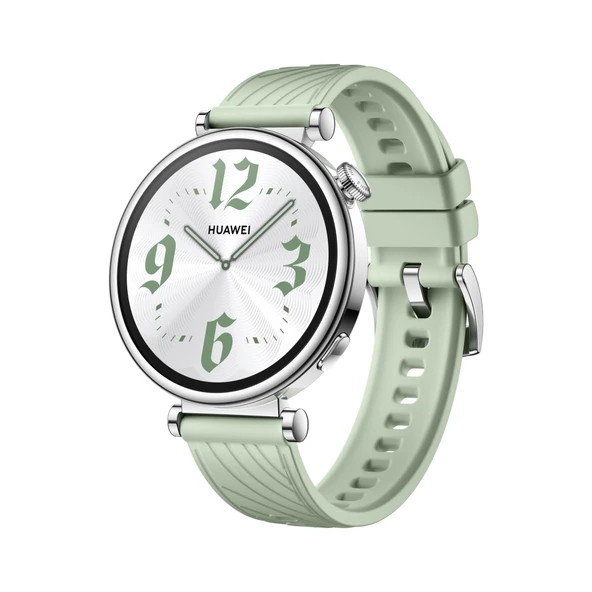 Huawei Watch GT 4 Akıllı Saat, 14 güne kadar pil ömrü, iOS ve Android™ ile uyumlu, Kalp atış hızı ölçümü, Spor saati, SpO2 ve GPS, 41MM, +6 ay uzatılmış garanti, Yeşil ürün görseli 1