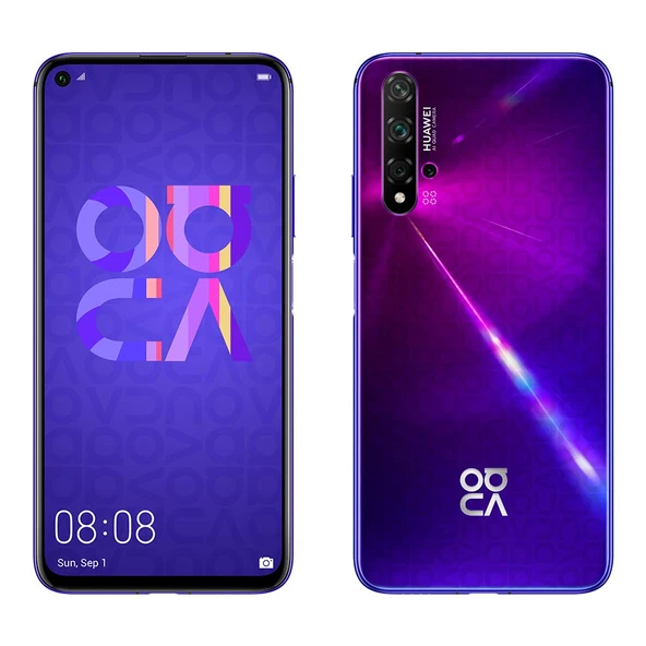 Huawei Nova 5T Dual Sim 128GB - Yaz Ortası Moru - [İspanyolca Versiyon] ürün görseli 1