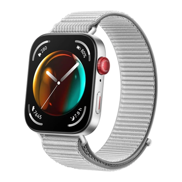 Huawei Watch Fit 3, AMOLED ekran, 4,6 cm (1,82 inç), ultra ince tasarım, kapsamlı egzersiz izleme, kapsamlı sağlık yönetimi, 10 günlük pil, NFC sürümü, iOS ve iOS ile uyumlu ürün görseli 1