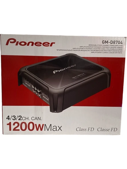Pioneer GM-D8704 4 Kanal Amfi 4X100W ürün görseli 1