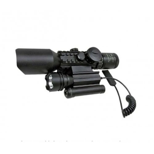 3-10x42 Zoomlu Dürbünü Lazer Fenerli M9 ürün görseli 1