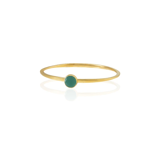 Kadir Jewellery Zirkon Taşlı Ayarlanabilir 22 Ayar Altın Kaplama Bilezik ürün görseli 1
