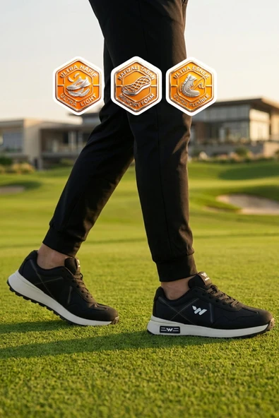 Siyah Hafızalı Taban Unisex Spor Ayakkabı ürün görseli 1