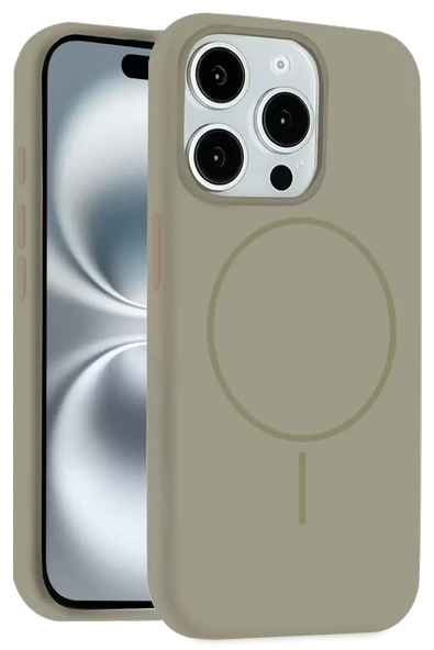 Joko Apple iPhone 15 Pro Max Kılıf Jully Magsafe Kapak - Çöl Titanyum ürün görseli 1