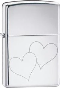 Zippo Double Hearts Çakmak ürün görseli 1