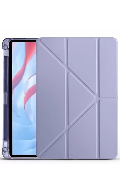 Newface Huawei Honor Pad X9A Kalemlikli Mars Tablet Kılıfı - Lila ürün görseli 1