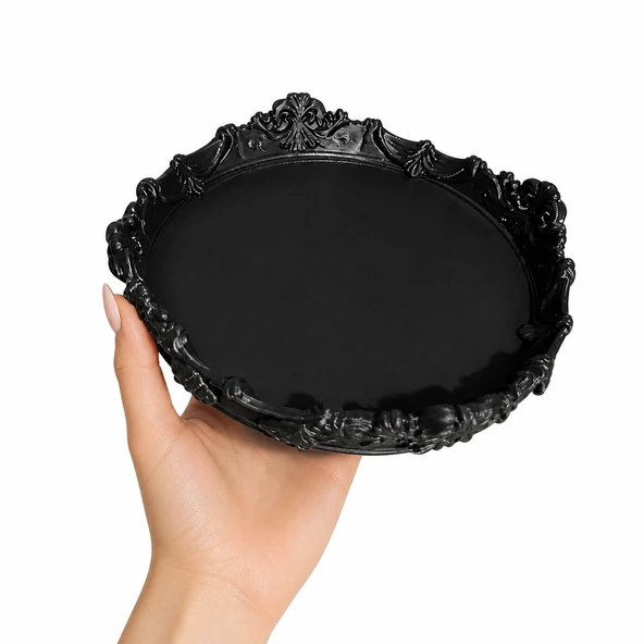 ✨ Dekoratif Masaüstü Organizer Oval Tasarım | Çok Amaçlı Düzenleyici | Takı Anahtarlık Standı ürün görseli 1