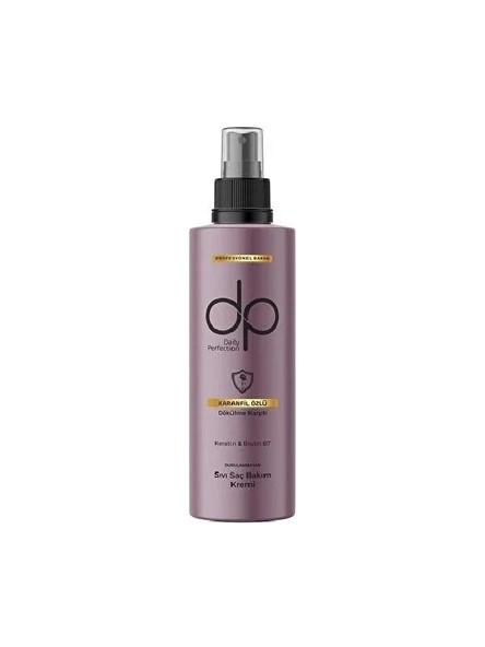 Dp Karanfil Özlü Sıvı Saç Kremi 180 ml Keratin ve Biotin B7 İçeren Profesyonel Bakım ürün görseli 1