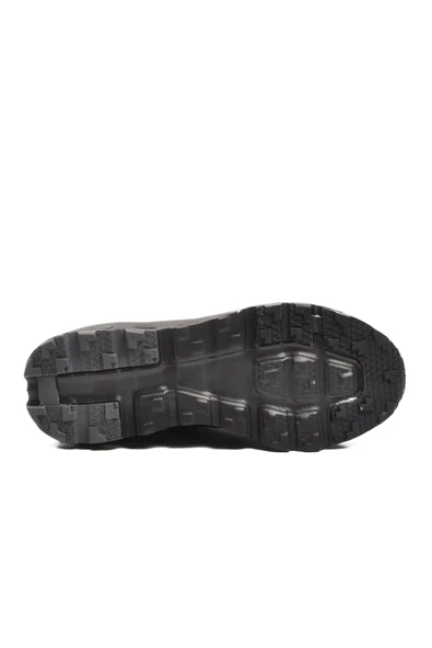 Siyah Memory Foam Bağcıklı Erkek Sneaker - Resim 5
