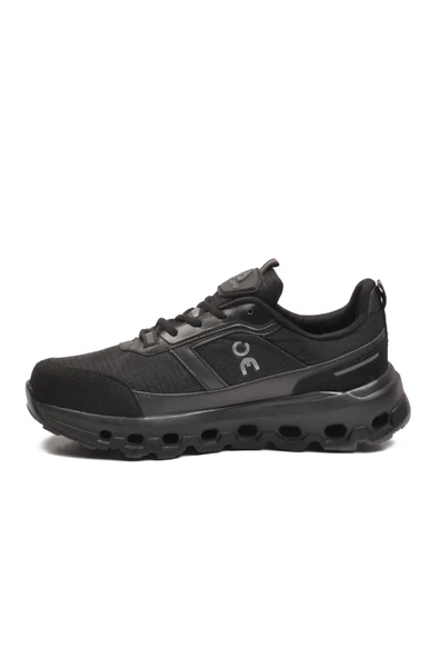 Siyah Memory Foam Bağcıklı Erkek Sneaker - Resim 2