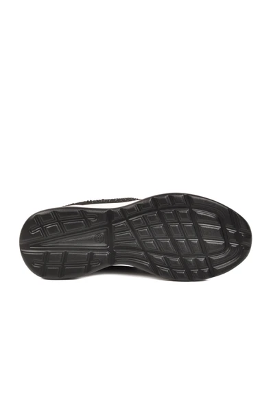 Siyah Anorak Bağcıklı Kadın Sneaker - Resim 5