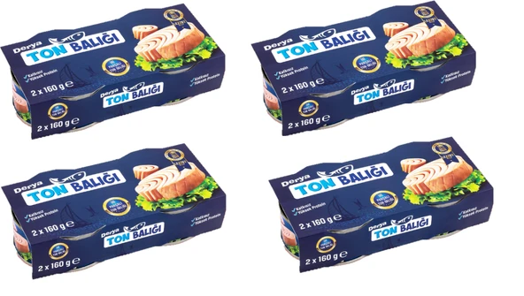 Ton Balığı İri Parçalı 2x160 Gr*4 ürün görseli 1