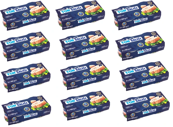 Ton Balığı İri Parçalı 2x160 Gr*12 ürün görseli 1