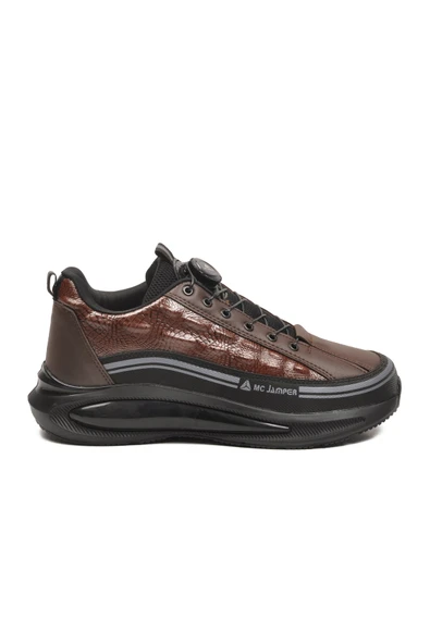 Siyah Kahve Memory Foam Erkek Sneaker ürün görseli 1