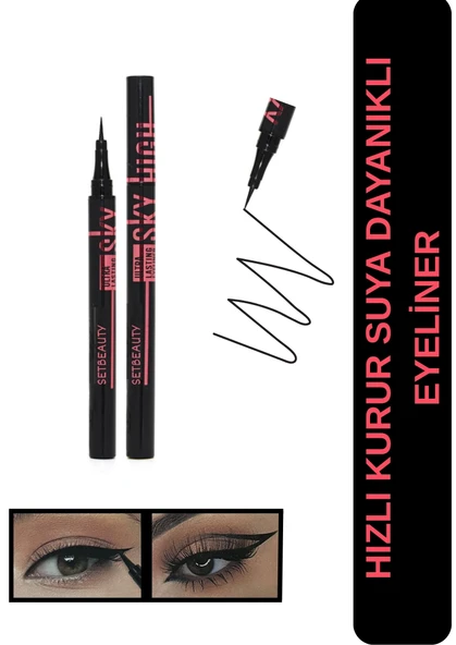 SKY Black Eyeliner - Resim 3