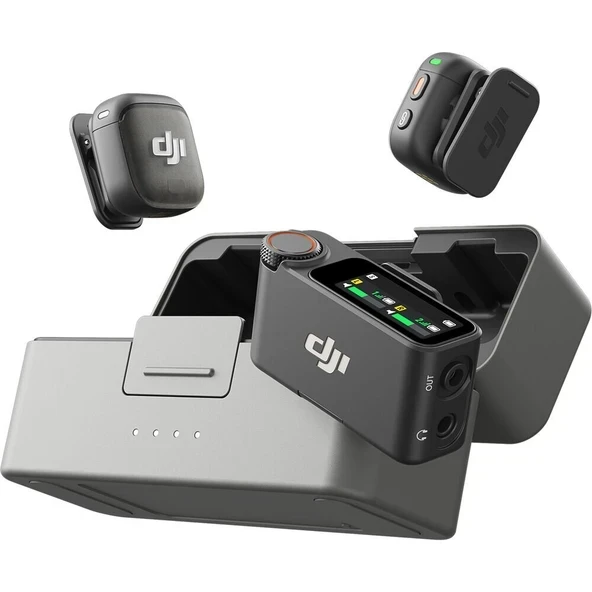 DJI Mic 3 Kablosuz 2 Kişilik Kompakt Mikrofon Seti ürün görseli 1