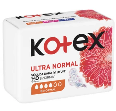 Kotex Ultra Tekli Paket Normal 8'li Paket (24 adet) ürün görseli 1