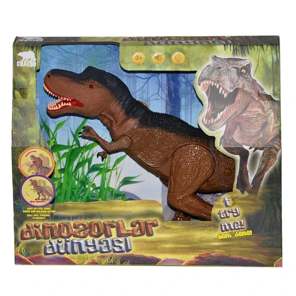 36127 Sesli ve Işıklı Büyük Dinozor ürün görseli 1