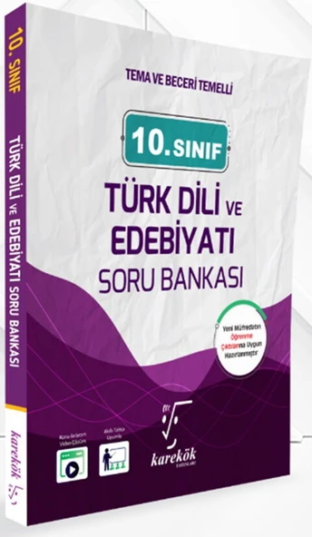 Karekök Yayınları 10. Sınıf Türk Dili ve Edebiyatı Soru Bankası ürün görseli 1