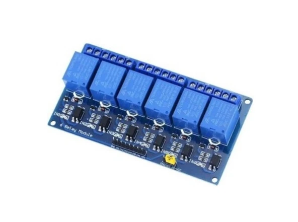 6 Kanal 12V Röle Modülü ürün görseli 1
