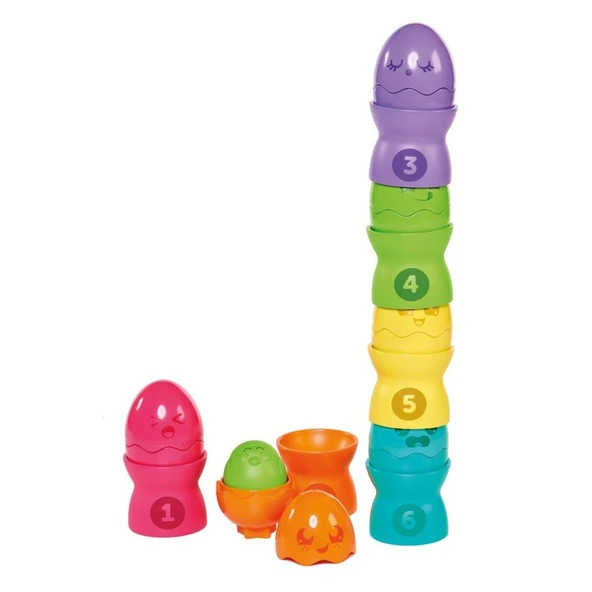73083 Tomy - Saklambaçlı Yumurta Kule Seti 6-36 ay ürün görseli 1