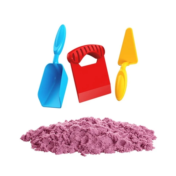 03693 AKSESUARLI PEMBE KİNETİK OYUN KUMU 1000 GR ürün görseli 1