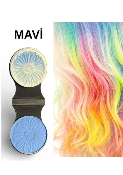 Mavi Saç Boyama Tebeşiri ürün görseli 1