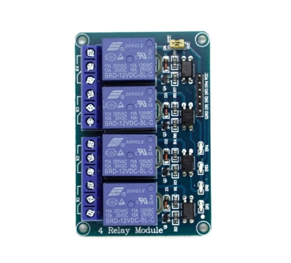4 Kanal 12V Röle Modülü ürün görseli 1