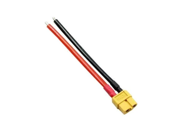 XT60 Dişi Konnektör 10 Cm Silikon Kablolu ürün görseli 1
