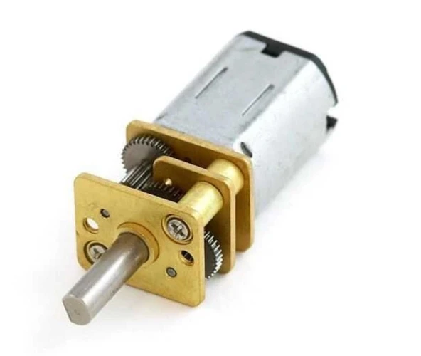 12V 12mm 1000RPM Redüktörlü Mikro DC Motor ürün görseli 1
