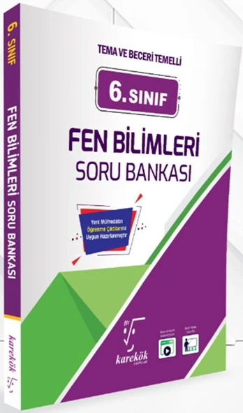 Karekök Yayınları 6. Sınıf Fen Bilimleri Soru Bankası ürün görseli 1