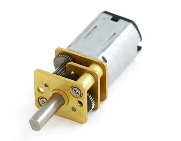 6V 12mm 150RPM Redüktörlü Mikro DC Motor ürün görseli 1