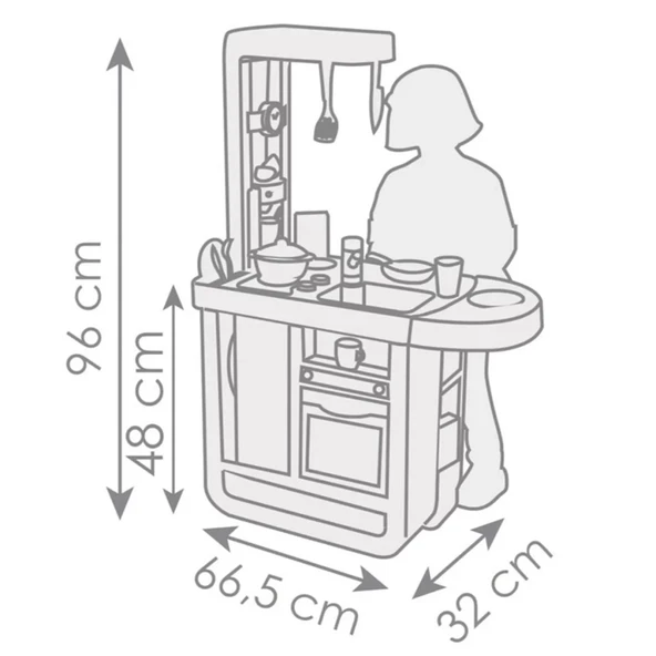 Smoby Cherry Mutfak Seti 310914 - Resim 5