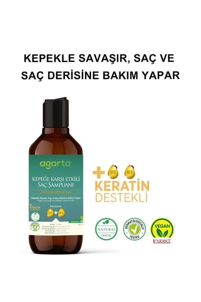 Doğal Kepeğe Karşı Şampuan 400 ml ürün görseli 1