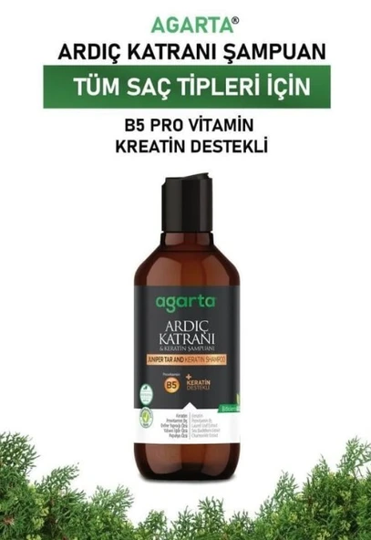 Ardıç Katranı & Keratin Şampuanı 400ml - Resim 3