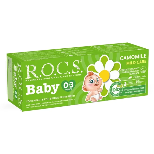 .Baby Diş Macunu 0-3 Yaş 35 ml Papatya ürün görseli 1