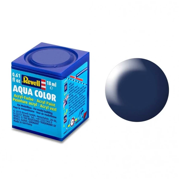 350 - Aqua Color Dark Blue - Silk Boya - 18 ml ürün görseli 1