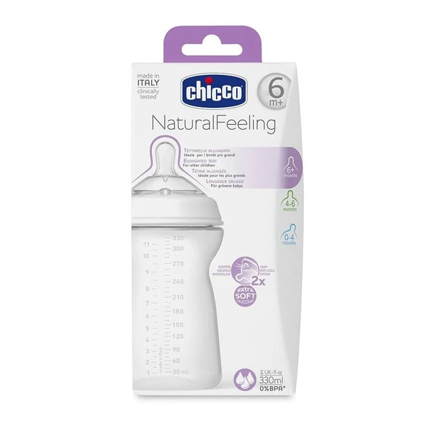 NaturalFeeling PP Biberon 6 Ay+ 330 ml ürün görseli 1
