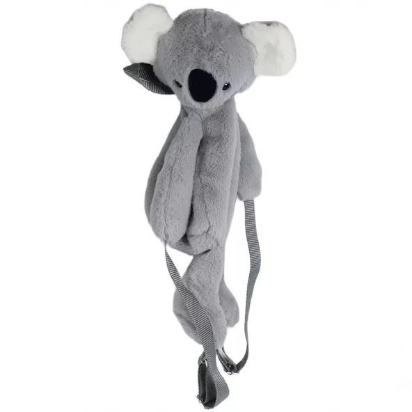 Koala Peluş Çanta Gri ürün görseli 1