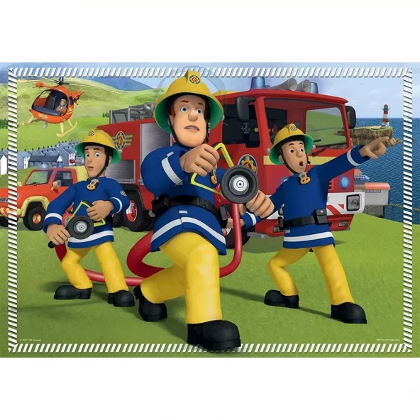 NessiWorld Fireman Sam 100 Parça Puzzle ürün görseli 1