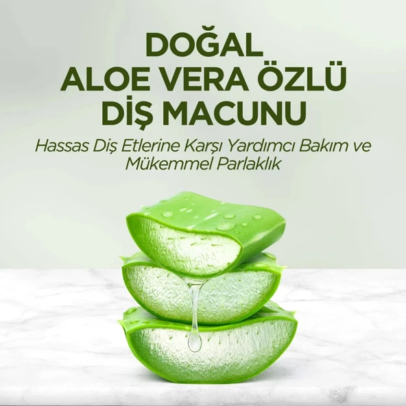 Doğal Diş Macunu 90 Gr Aloe Vera - Resim 4